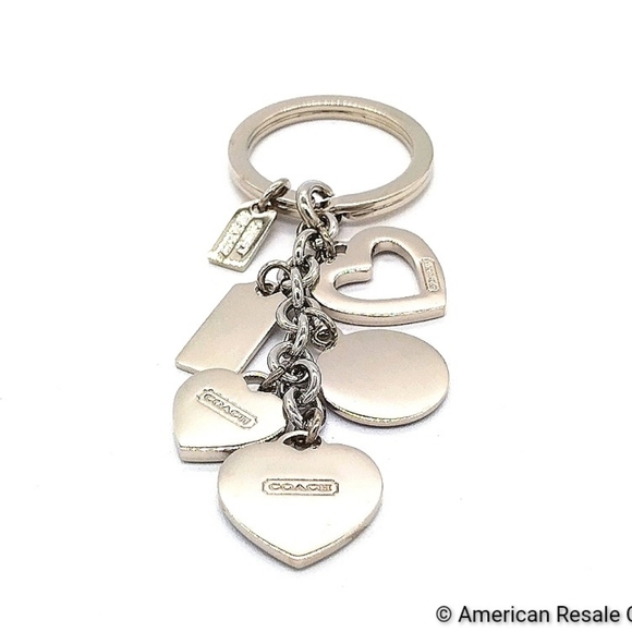 Vintage COACH Triple Heart Keychain or Lanyard-Rare! NWOT - Picture 6 of 7